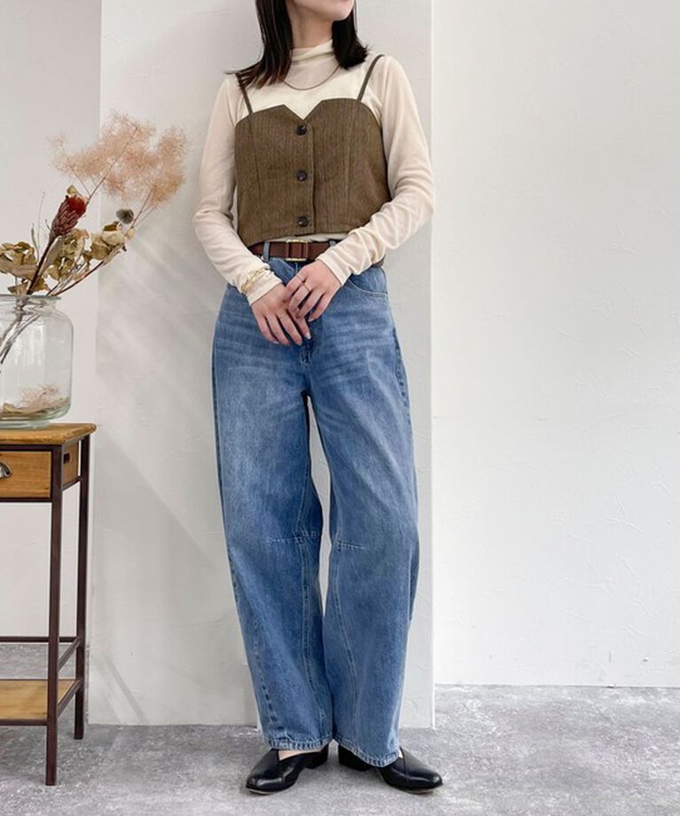 fredy emue「カーブデニムパンツ」|デニム|