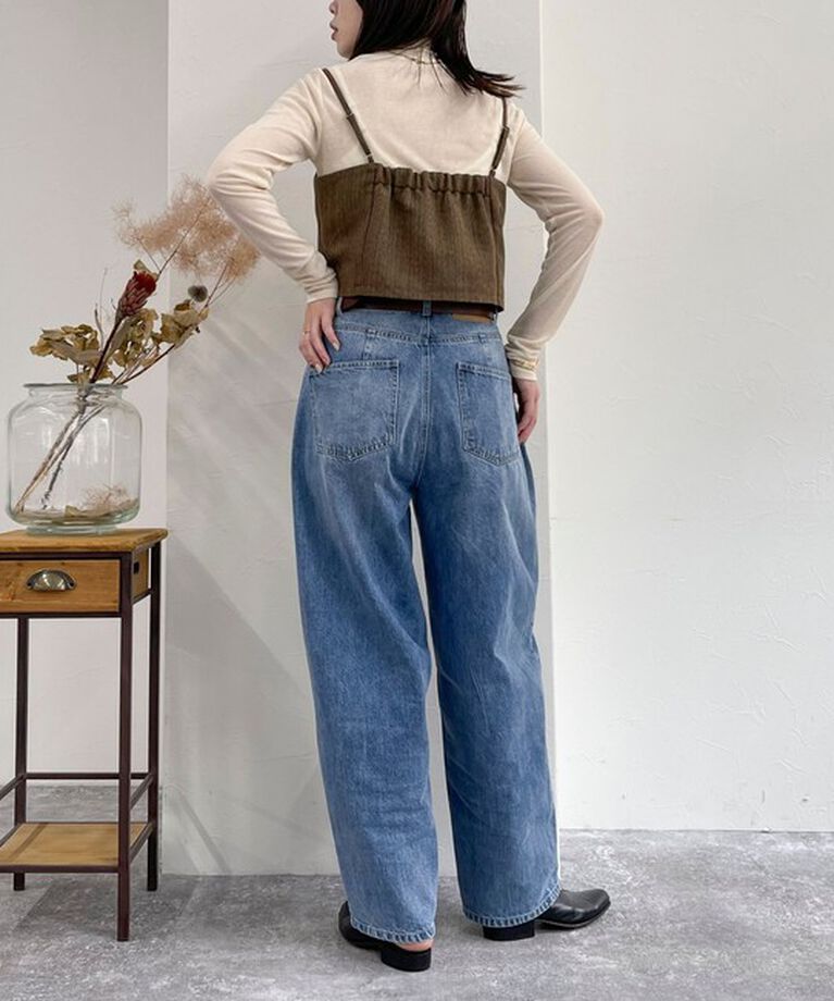 fredy emue「カーブデニムパンツ」|デニム|