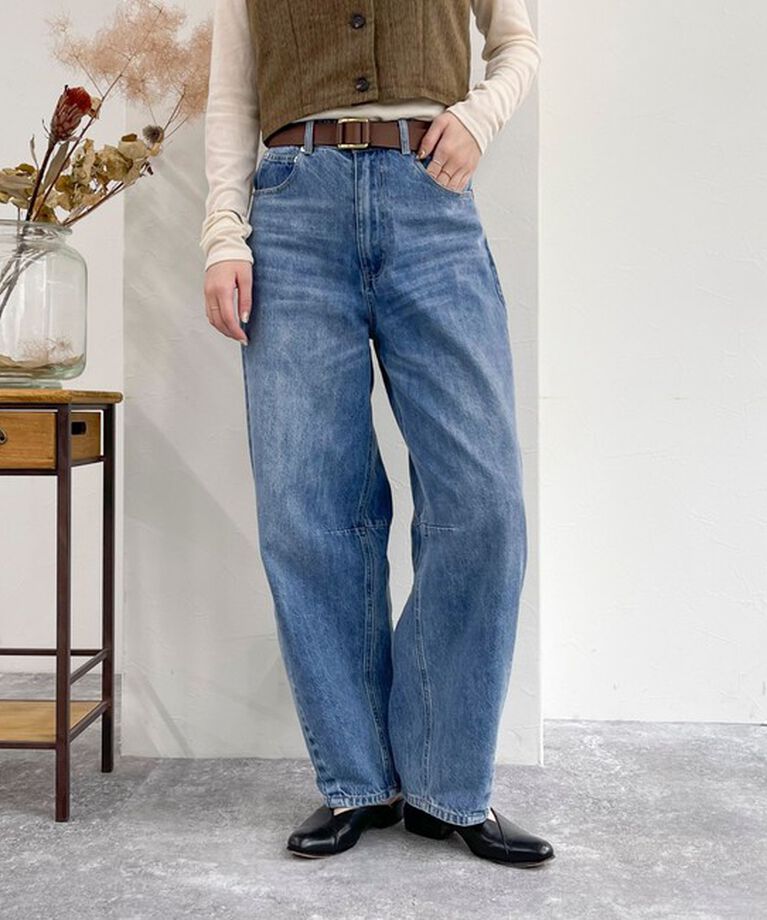 fredy emue「カーブデニムパンツ」|デニム|