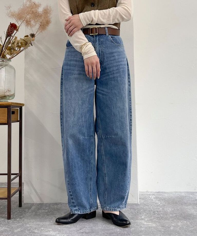 fredy emue「カーブデニムパンツ」|デニム|