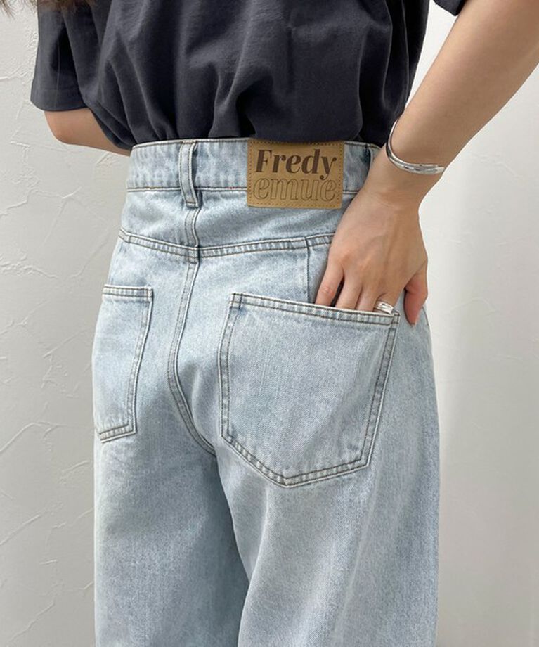 fredy emue「カーブデニムパンツ」|デニム|