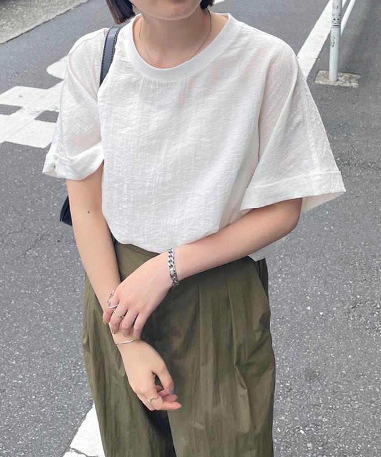 fredy emue「【WEB限定カラーあり】Tシャツブラウス」|シャツ・ブラウス|