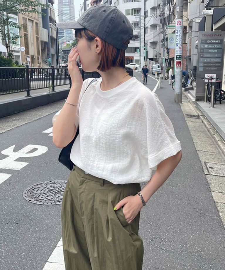 fredy emue「【WEB限定カラーあり】Tシャツブラウス」|シャツ・ブラウス|