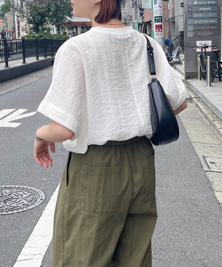 fredy emue「【WEB限定カラーあり】Tシャツブラウス」|シャツ・ブラウス|