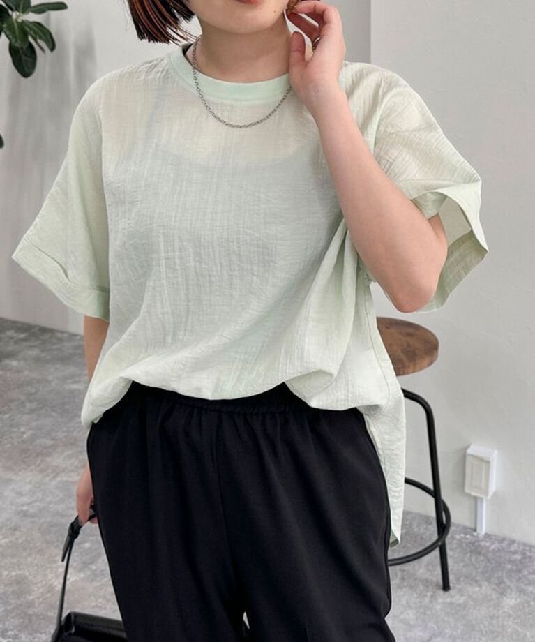 fredy emue「【WEB限定カラーあり】Tシャツブラウス」|シャツ・ブラウス|