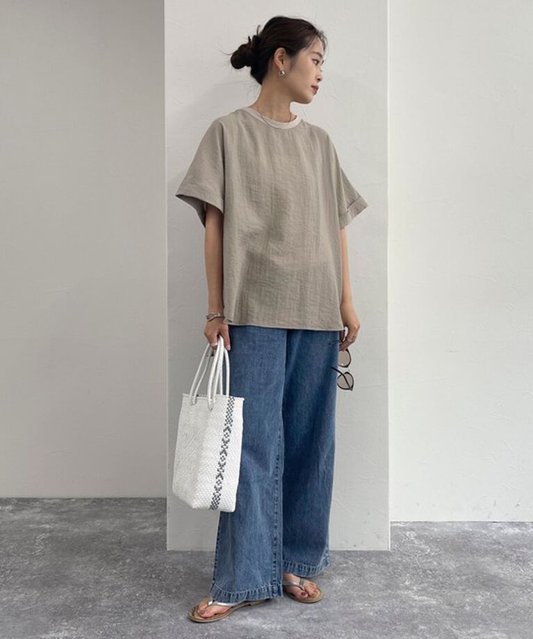 fredy emue「【WEB限定カラーあり】Tシャツブラウス」|シャツ・ブラウス|