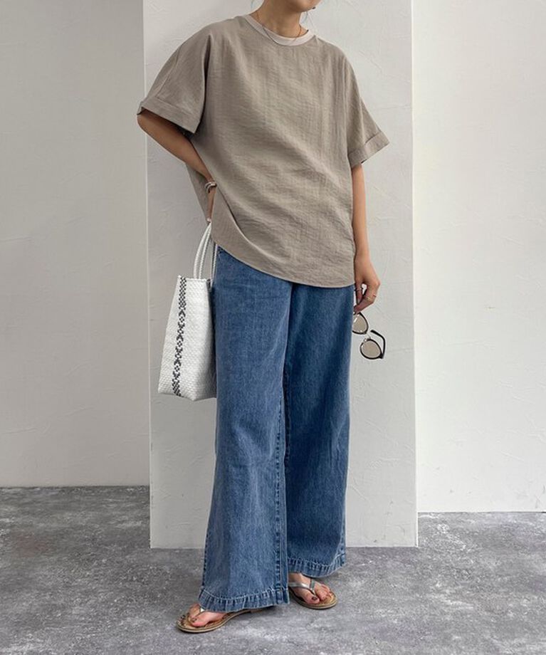 fredy emue「【WEB限定カラーあり】Tシャツブラウス」|シャツ・ブラウス|