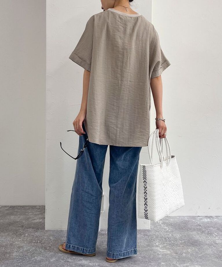 fredy emue「【WEB限定カラーあり】Tシャツブラウス」|シャツ・ブラウス|