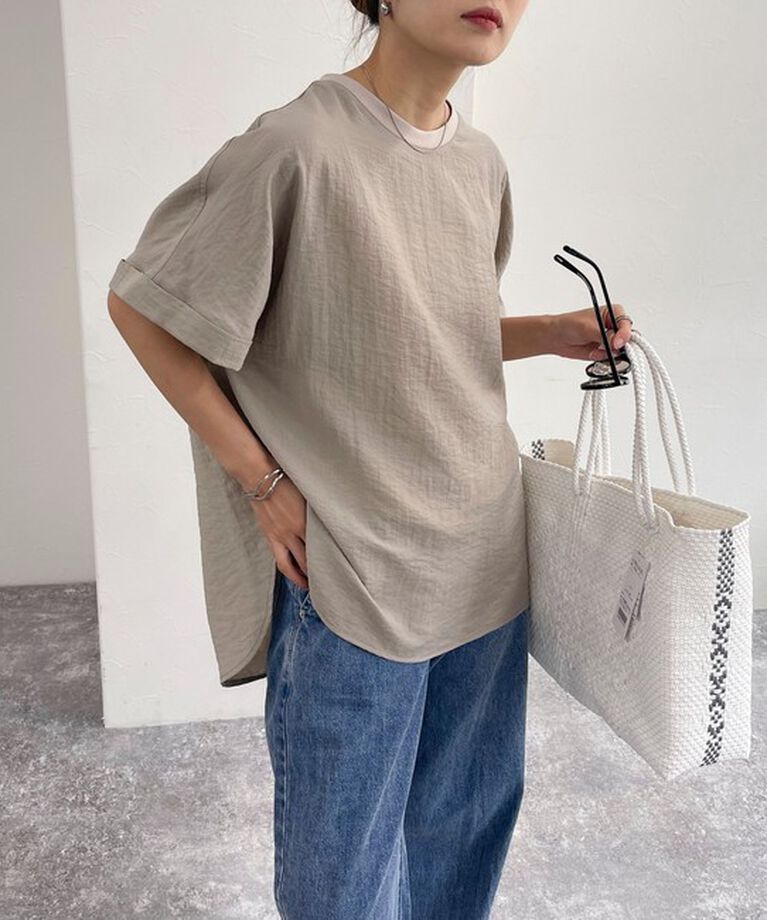 fredy emue「【WEB限定カラーあり】Tシャツブラウス」|シャツ・ブラウス|