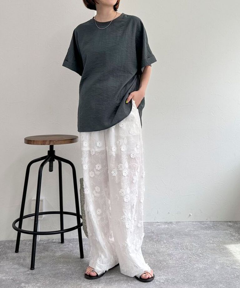fredy emue「【WEB限定カラーあり】Tシャツブラウス」|シャツ・ブラウス|