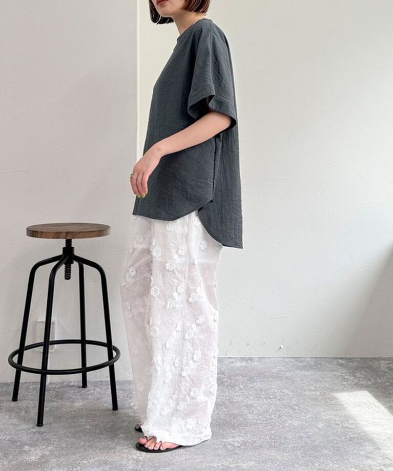 fredy emue「【WEB限定カラーあり】Tシャツブラウス」|シャツ・ブラウス|