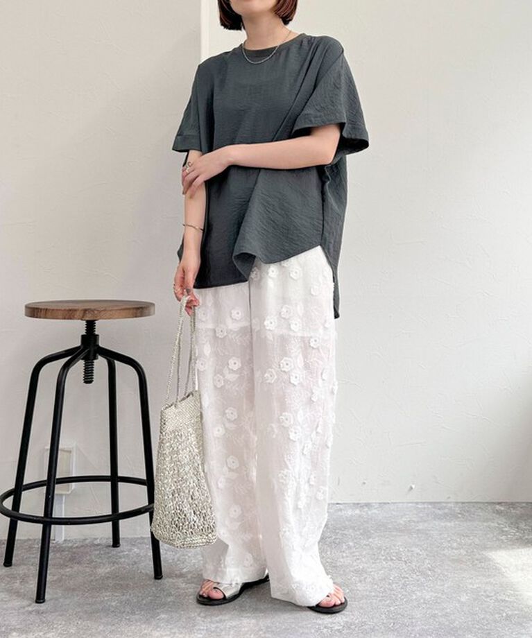 fredy emue「【WEB限定カラーあり】Tシャツブラウス」|シャツ・ブラウス|