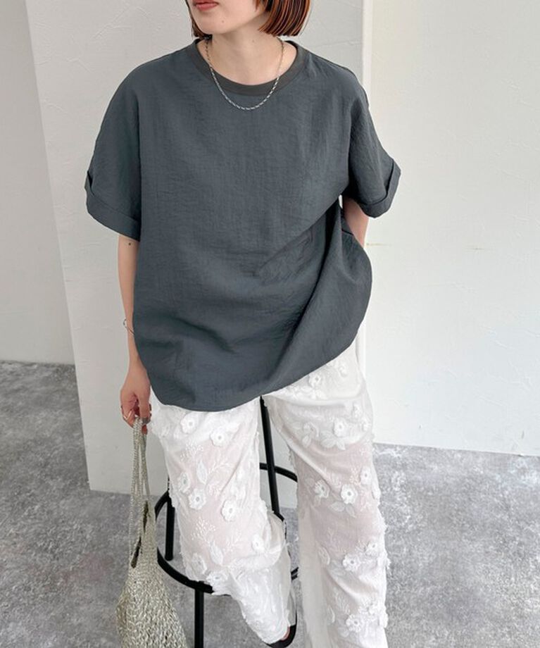 fredy emue「【WEB限定カラーあり】Tシャツブラウス」|シャツ・ブラウス|