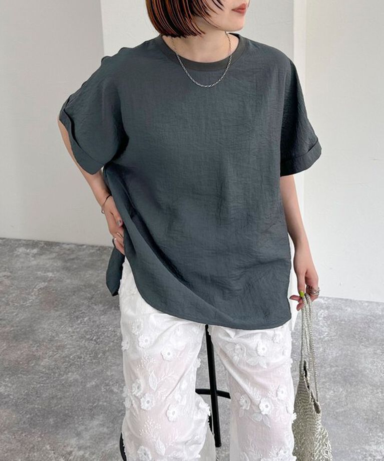 fredy emue「【WEB限定カラーあり】Tシャツブラウス」|シャツ・ブラウス|