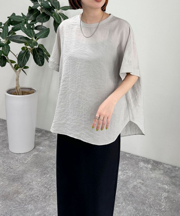 fredy emue「【WEB限定カラーあり】Tシャツブラウス」|シャツ・ブラウス|