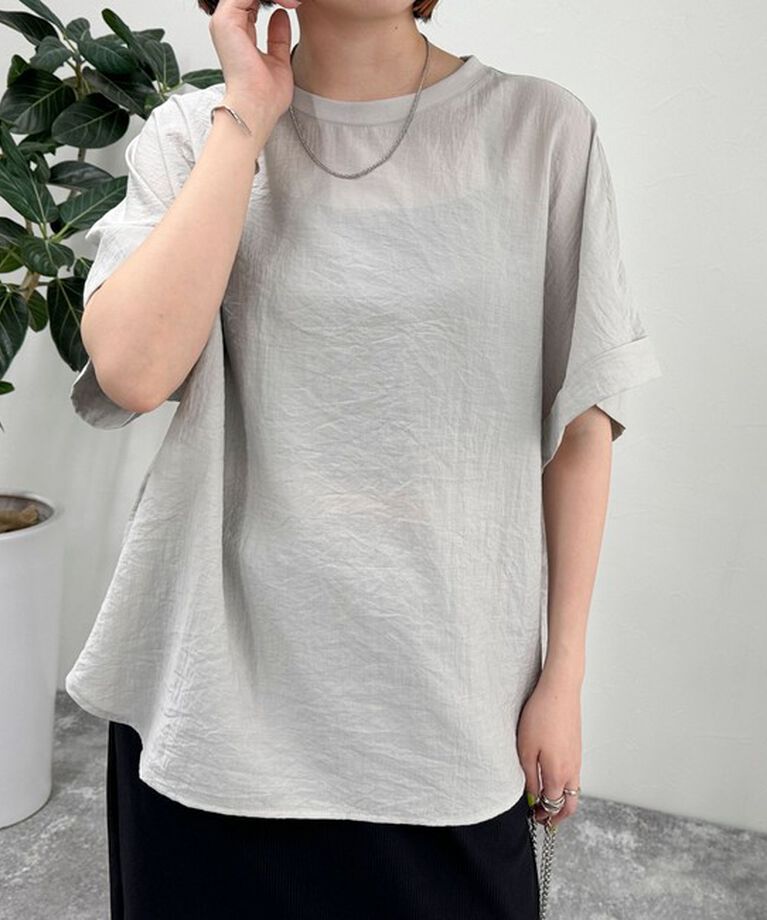 fredy emue「【WEB限定カラーあり】Tシャツブラウス」|シャツ・ブラウス|