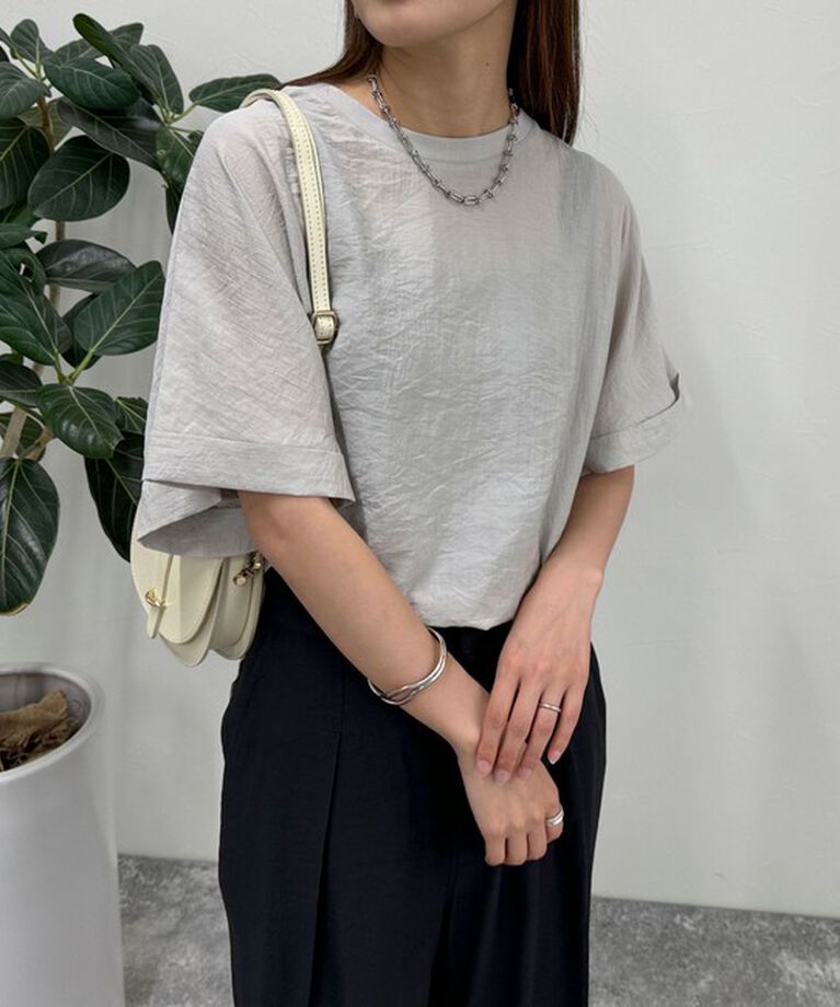 fredy emue「【WEB限定カラーあり】Tシャツブラウス」|シャツ・ブラウス|
