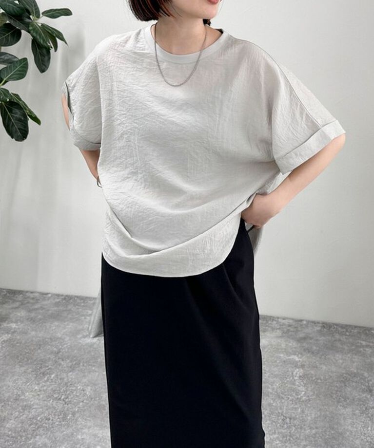 fredy emue「【WEB限定カラーあり】Tシャツブラウス」|シャツ・ブラウス|