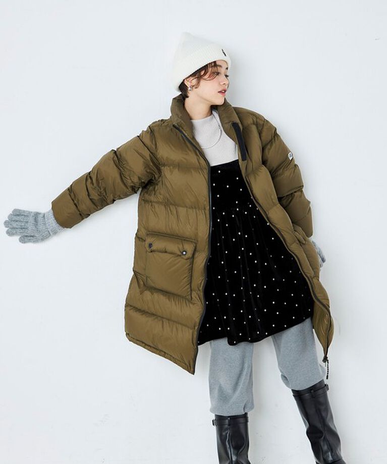 fredy emue「【TAION×fredy emue】PACKABLE 別注ボリュームダウンコート」|ダウン|