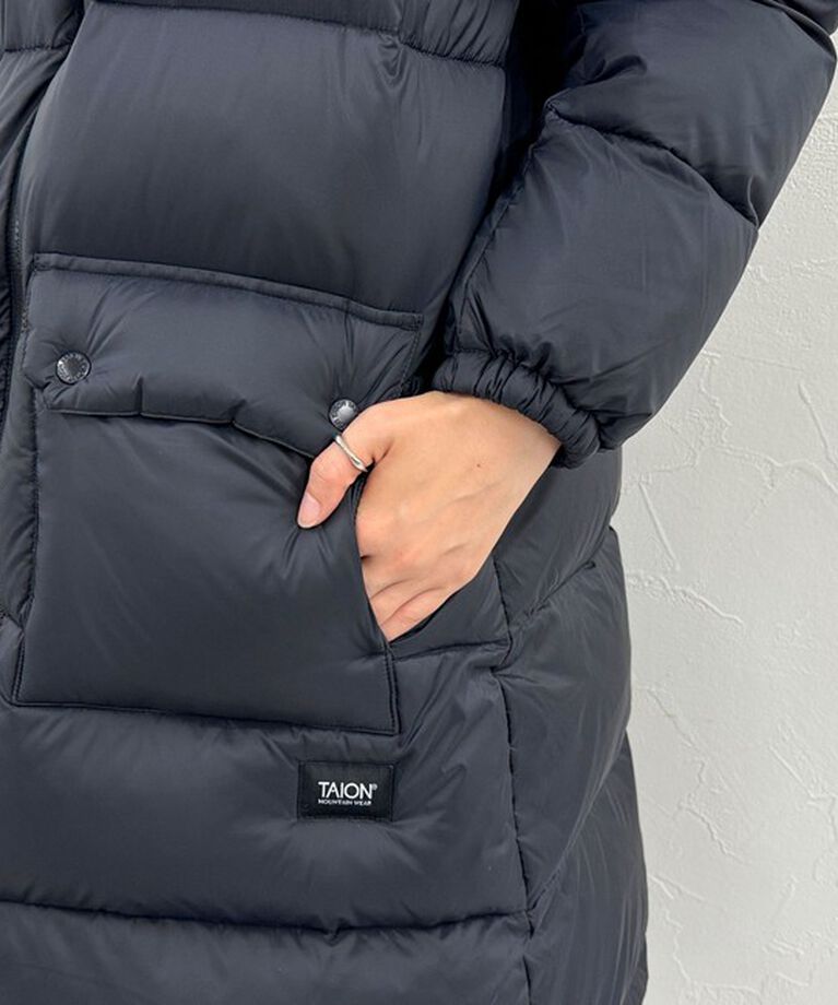 fredy emue「【TAION×fredy emue】PACKABLE 別注ボリュームダウンコート」|ダウン|