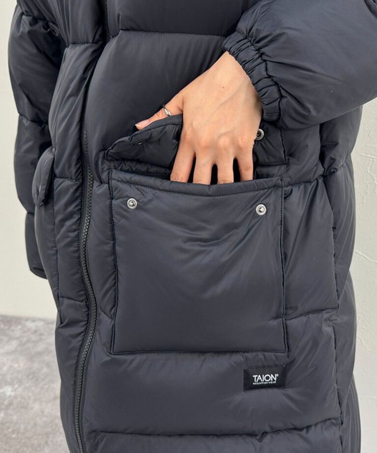 fredy emue「【TAION×fredy emue】PACKABLE 別注ボリュームダウンコート」|ダウン|