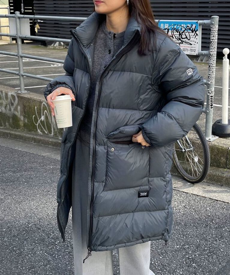 fredy emue「【TAION×fredy emue】PACKABLE 別注ボリュームダウンコート」|ダウン|