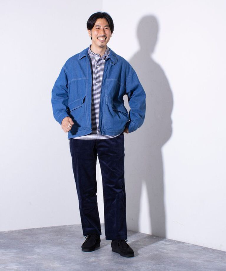 GLOSTER「【GLOSTER/グロスター】DENIM/デニム ジップブルゾン」|ブルゾン・スタジャン|