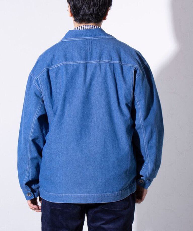 GLOSTER「【GLOSTER/グロスター】DENIM/デニム ジップブルゾン」|ブルゾン・スタジャン|