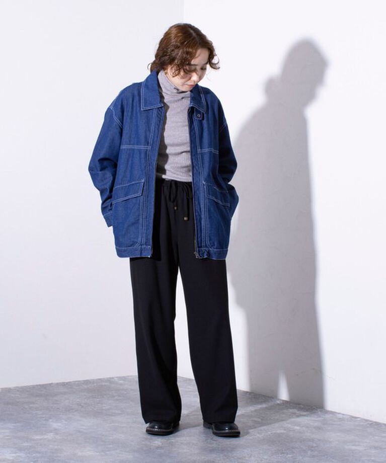 GLOSTER「【GLOSTER/グロスター】DENIM/デニム ジップブルゾン」|ブルゾン・スタジャン|