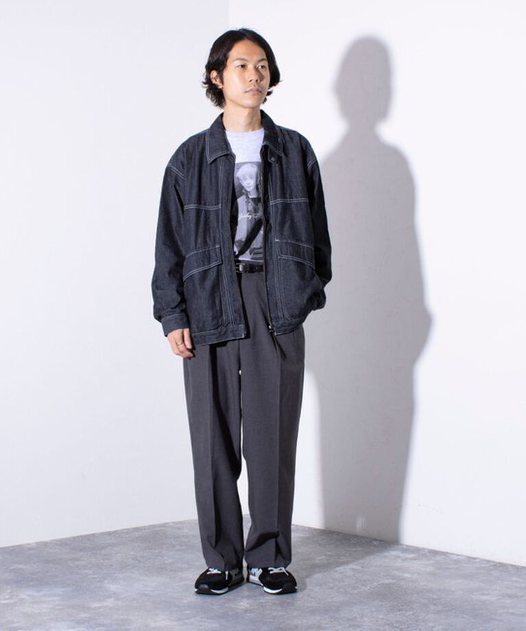 GLOSTER「【GLOSTER/グロスター】DENIM/デニム ジップブルゾン」|ブルゾン・スタジャン|