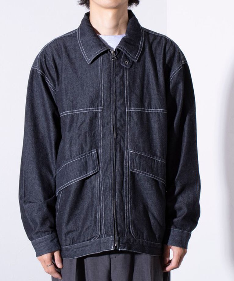 GLOSTER「【GLOSTER/グロスター】DENIM/デニム ジップブルゾン」|ブルゾン・スタジャン|