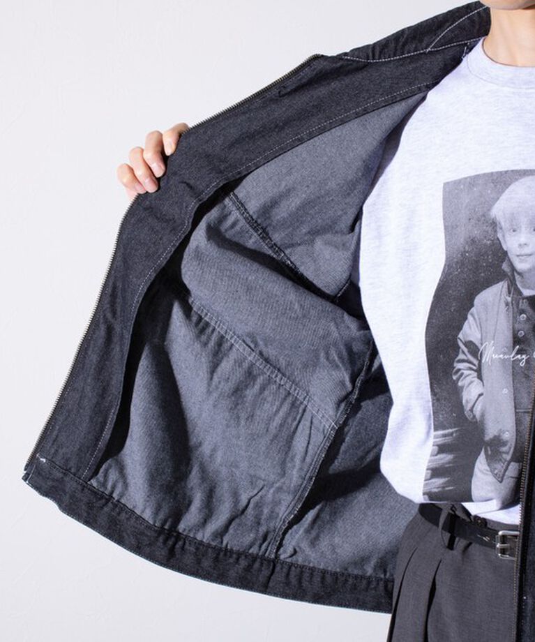 GLOSTER「【GLOSTER/グロスター】DENIM/デニム ジップブルゾン」|ブルゾン・スタジャン|