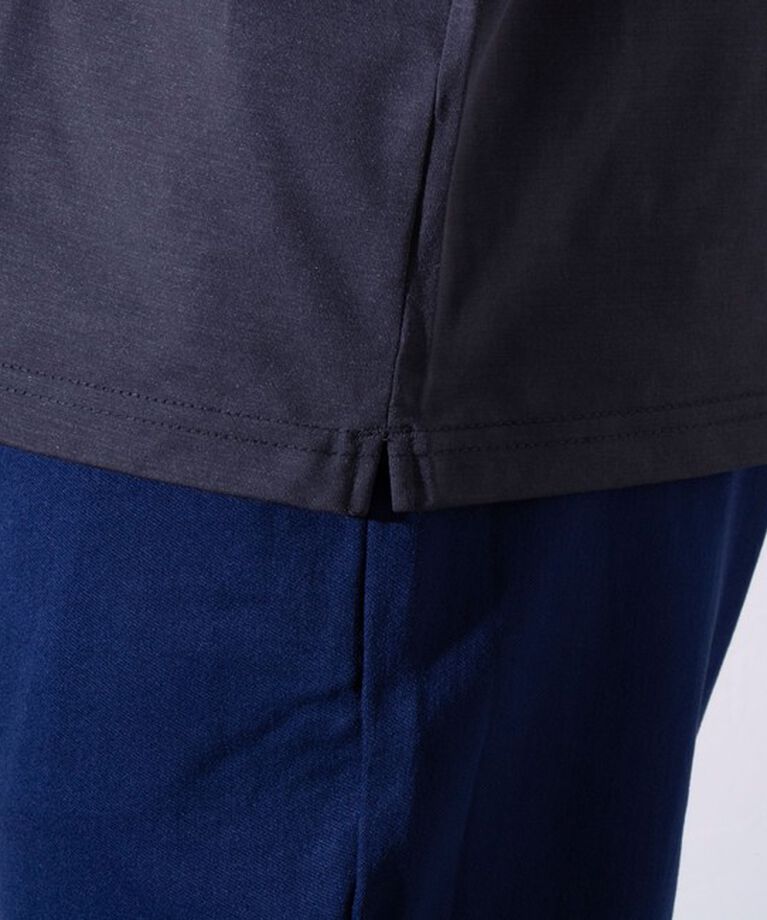 GLOSTER「【GLOSTER/グロスター】パラシュートボタン ヘンリーネック 天竺 長袖Tシャツ ロンT」|Tシャツ・カットソー|