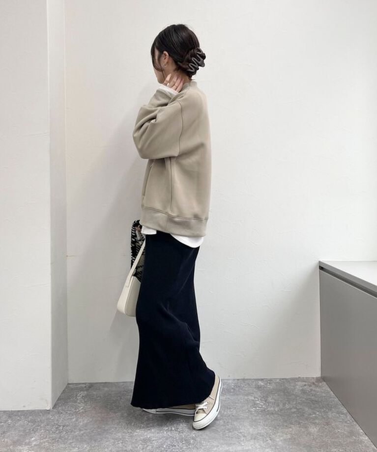 fredy emue「ダンボールニットモックネックプルオーバー」|Tシャツ・カットソー|