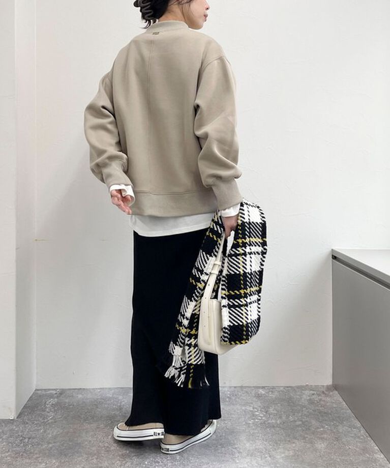 fredy emue「ダンボールニットモックネックプルオーバー」|Tシャツ・カットソー|
