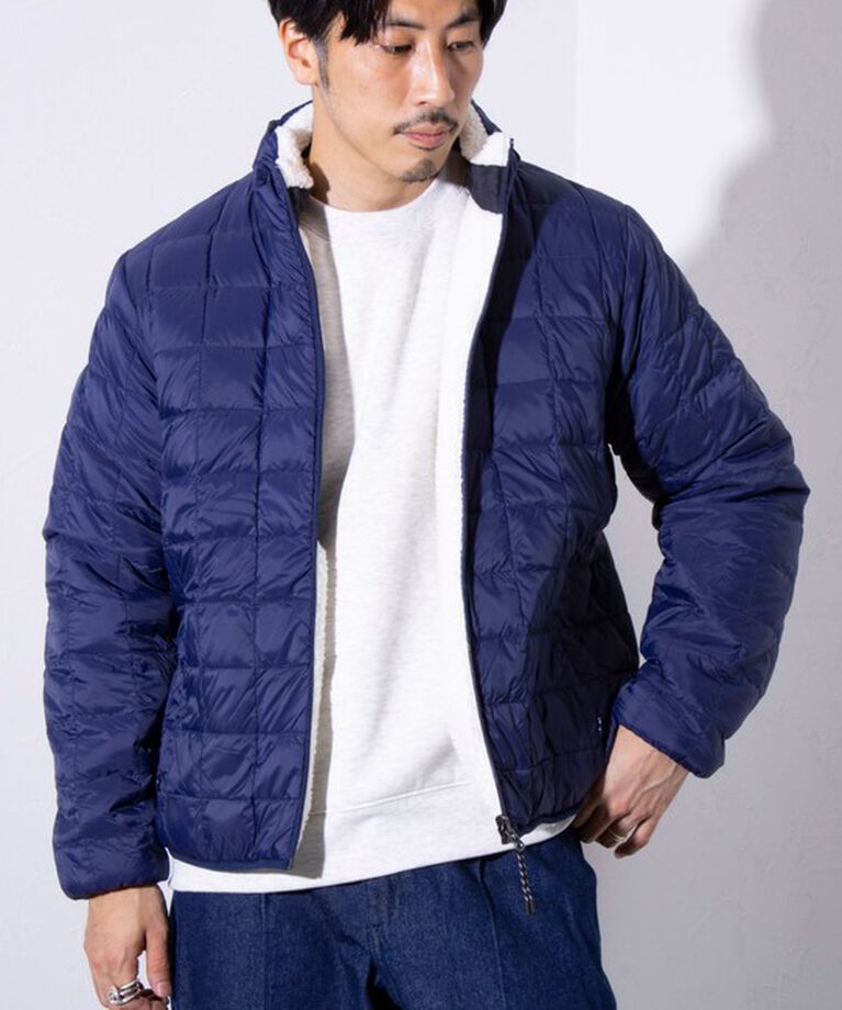 GLOSTER「【TAION/タイオン】DOWN×BOA リバーシブル ボア ダウン ジャケット UNISEX」|ダウン|