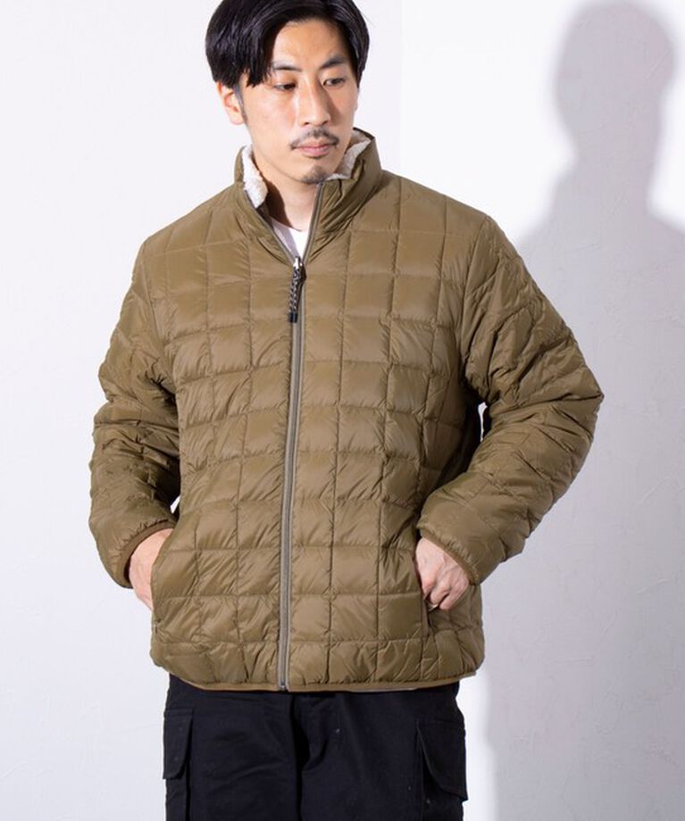 GLOSTER「【TAION/タイオン】DOWN×BOA リバーシブル ボア ダウン ジャケット UNISEX」|ダウン|