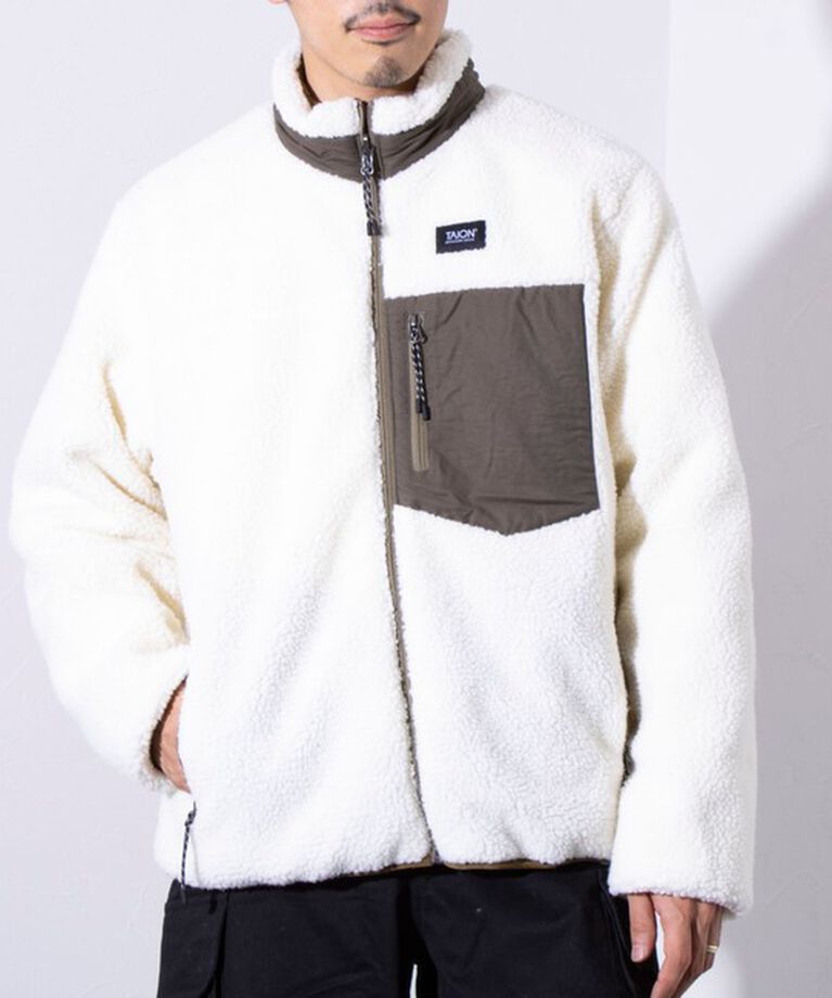 GLOSTER「【TAION/タイオン】DOWN×BOA リバーシブル ボア ダウン ジャケット UNISEX」|ダウン|