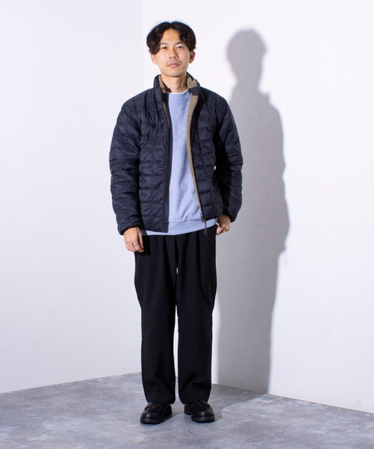 GLOSTER「【TAION/タイオン】DOWN×BOA リバーシブル ボア ダウン ジャケット UNISEX」|ダウン|