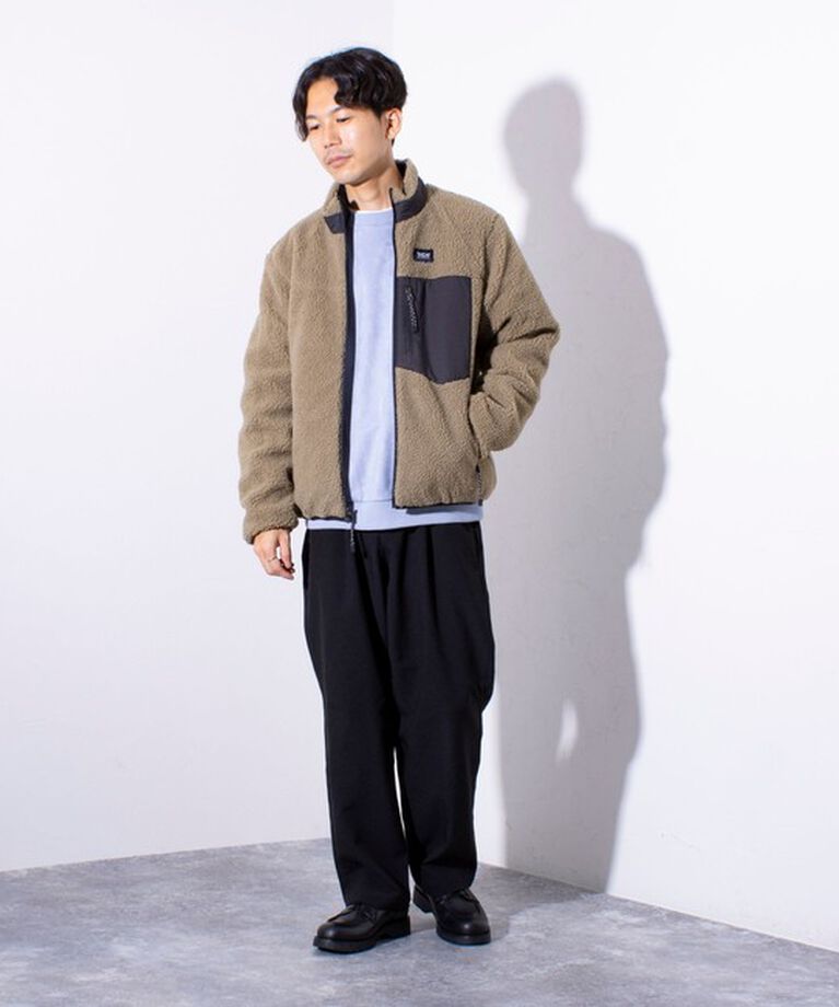 GLOSTER「【TAION/タイオン】DOWN×BOA リバーシブル ボア ダウン ジャケット UNISEX」|ダウン|