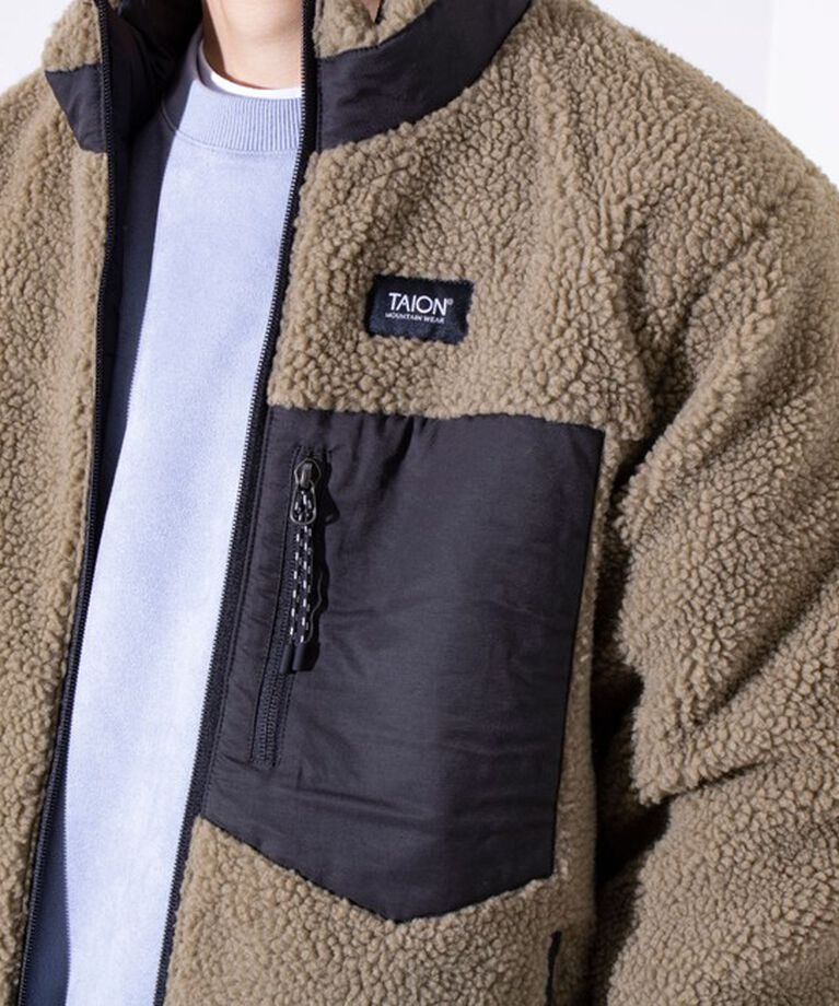 GLOSTER「【TAION/タイオン】DOWN×BOA リバーシブル ボア ダウン ジャケット UNISEX」|ダウン|