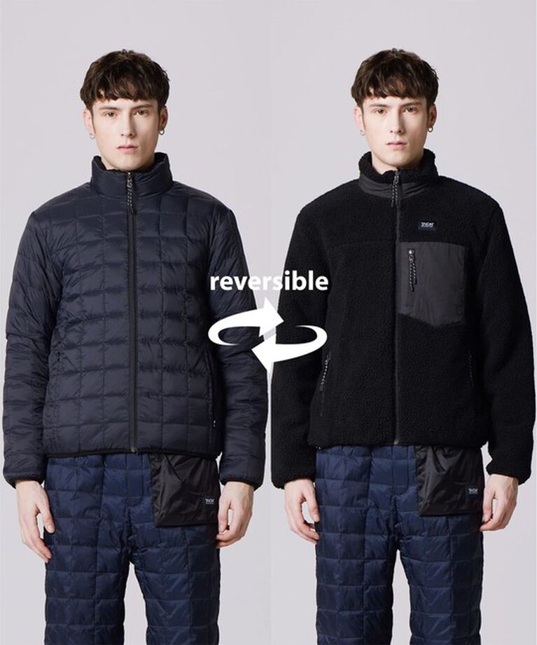 GLOSTER「【TAION/タイオン】DOWN×BOA リバーシブル ボア ダウン ジャケット UNISEX」|ダウン|
