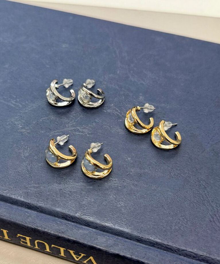 fredy emue「しずくストーンCカールピアス」|ピアス|