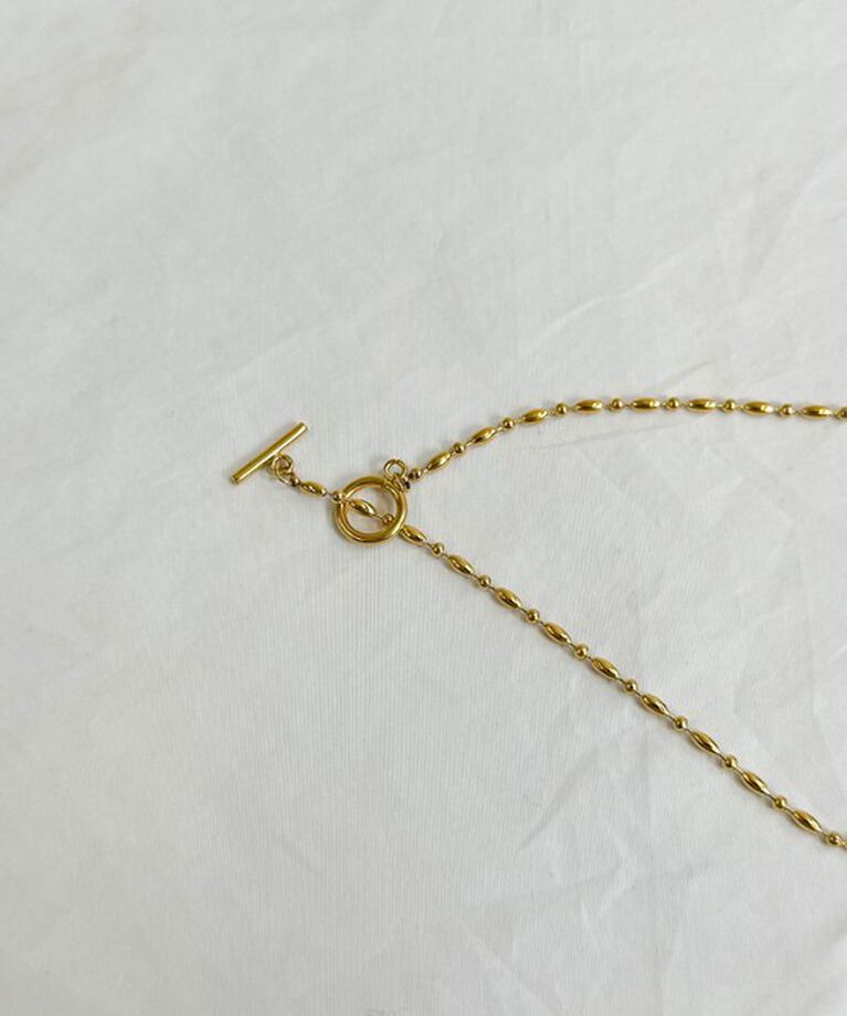 fredy emue「ステンレスハートトップネックレス」|ネックレス|