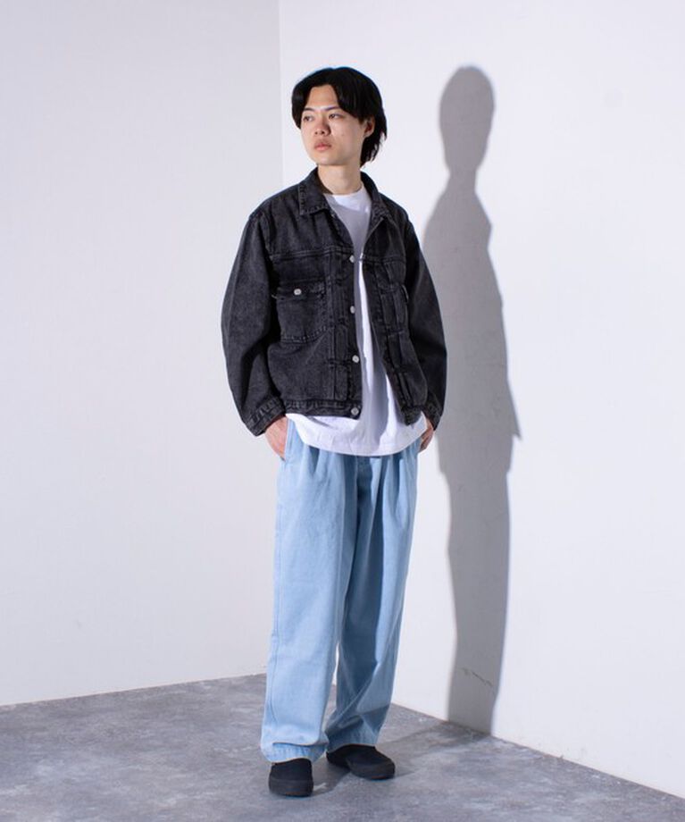 GLOSTER「【GLOSTER/グロスター】デニムジャケット Gジャン」|ブルゾン・スタジャン|