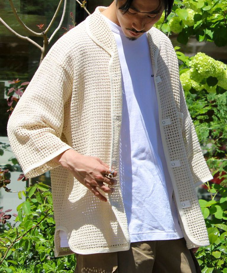 GLOSTER「【ARMY TWILL/アーミーツイル】Cotton Mesh Shirt コットンメッシュシャツ」|シャツ・ブラウス|