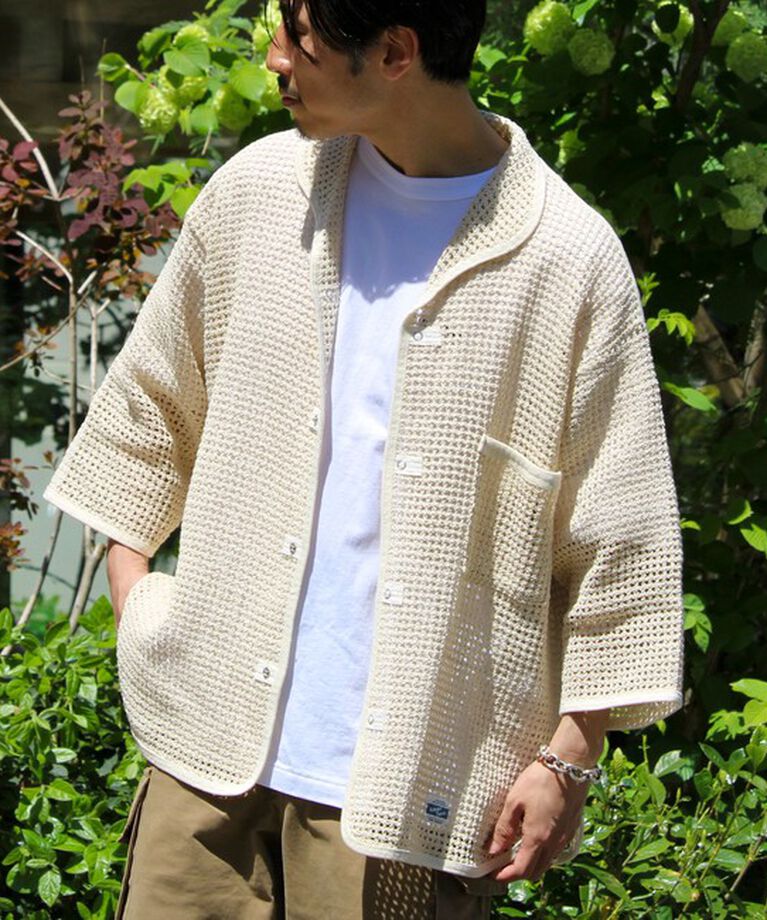 GLOSTER「【ARMY TWILL/アーミーツイル】Cotton Mesh Shirt コットンメッシュシャツ」|シャツ・ブラウス|