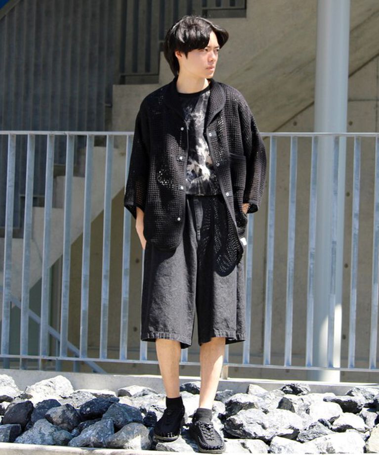 GLOSTER「【ARMY TWILL/アーミーツイル】Cotton Mesh Shirt コットンメッシュシャツ」|シャツ・ブラウス|