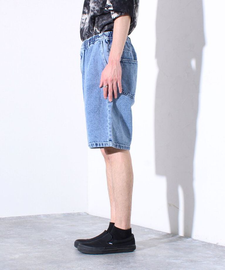 GLOSTER「【GLOSTER/グロスター】イージーデニムショーツ／USEDライク ハーフパンツ」|その他|