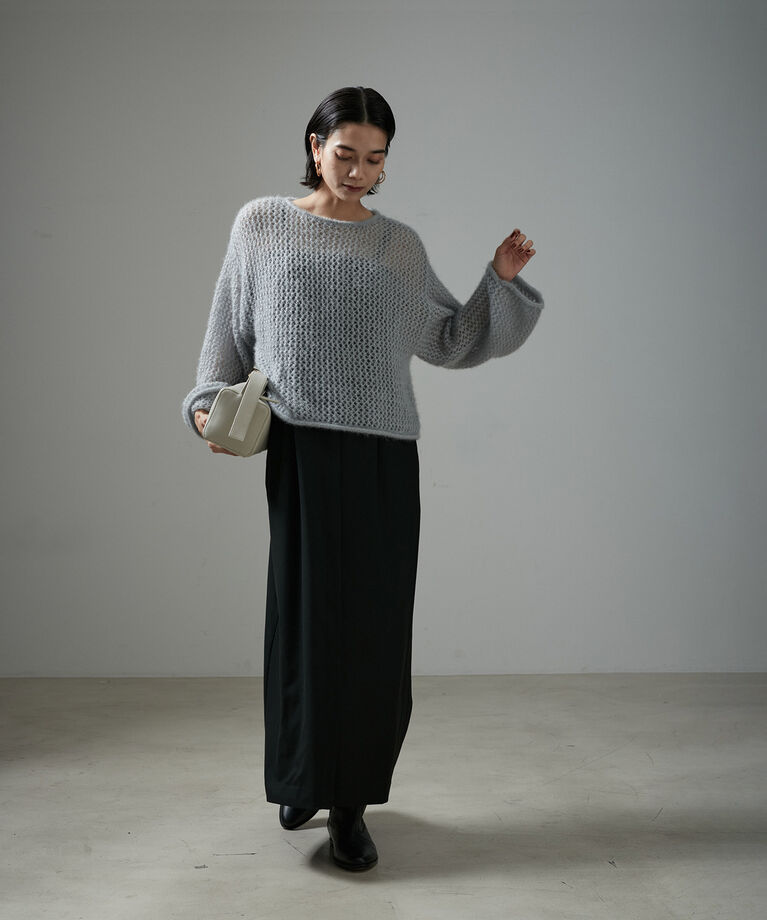 SALON adam et rope'「【WEB限定】フラッフィシアーニットプルオーバー」|ニット・セーター|